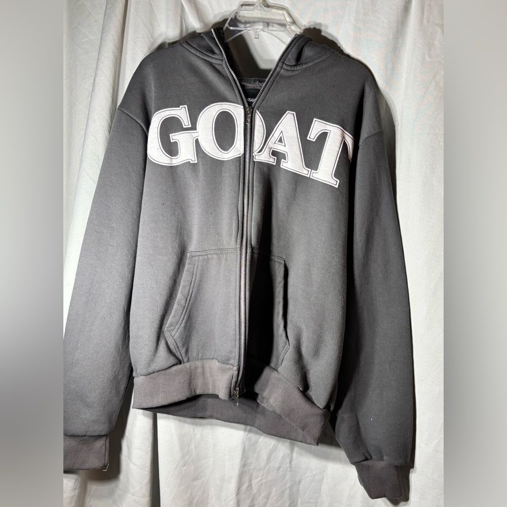 Sneakgallery GOAT Full Zipper Hoodie Size Large Excellent Preloved Condition